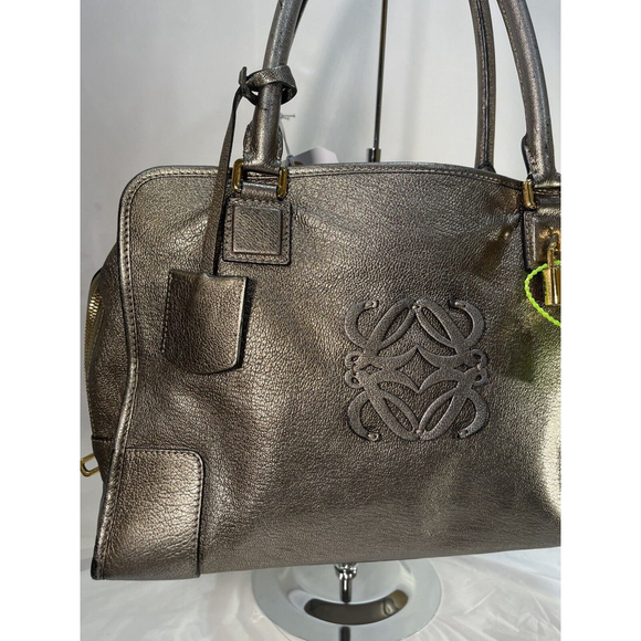 Loewe Amazona Bronze Goatskin Tote/Shoulder Handbag - Picture 2 of 9
